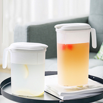 Large capacity cold water jug Japanese household cold water jug cup summer water High temperature plastic water storage cold plain water jug