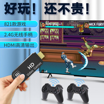 Game console cool kid home fc official flagship store red and white machine video game classic nostalgia vintage 4K HD with TV small desktop double wireless handle Contra 90 tank battle
