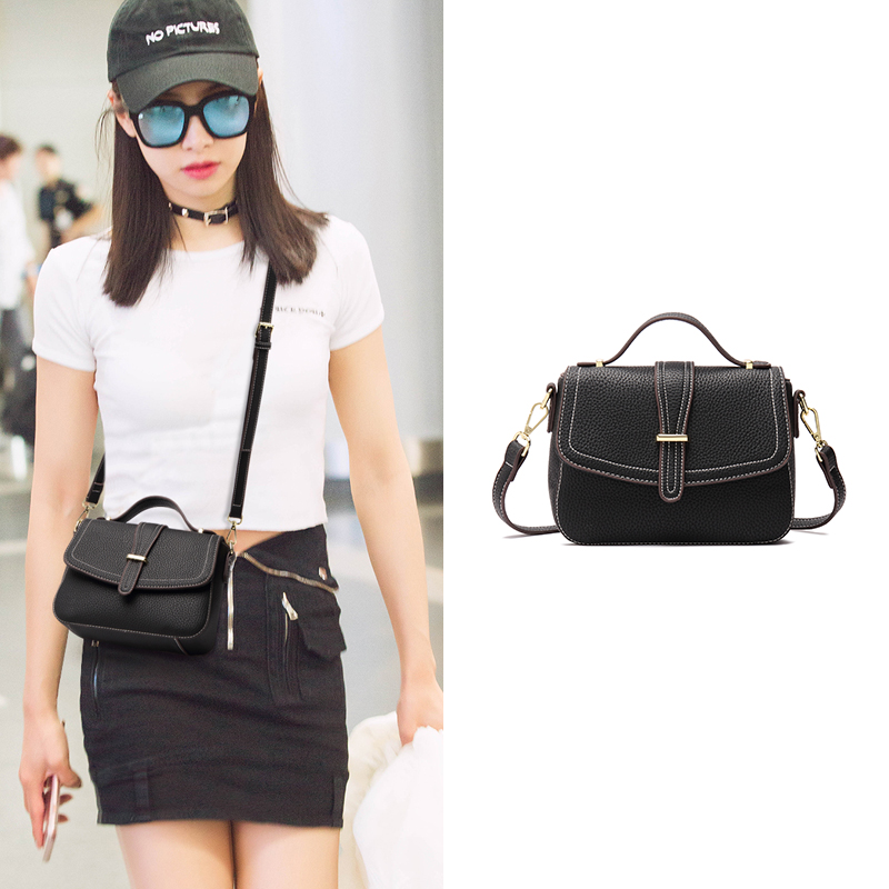 Ms. Xixi Slant Bag Women's Bag 2019 New Korean Edition Single Shoulder Bag Fashionable Brief Lady's Bag
