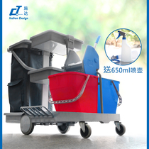 Italy CT schda multi-function mop bucket cleaning trolley Mall hotel room cleaning service car C