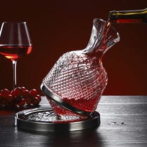 European style retro rotary tumbler awener high-end luxury red wine wine decanter fast wine Net Red