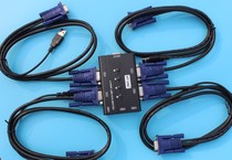 Maxtor MT-460KL VGA KVM switcher 4 ports manual USB 4 in 1 out multi-computer switcher wiring