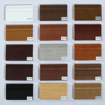 European white paint PVC floor line living room antique skirting line pure solid wood floor toe corner line