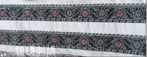 Ethnic machine embroidery feature embroidery piece Miao handicraft embroidery machine embroidery lace embroidery (6 meters long 6cm wide