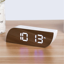  New student dormitory multi-function mirror alarm clock LED eye protection makeup mirror living room bedside bedroom alarm clock