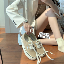 Grapes moms Studiolee low helping sails shoes women spring autumn new 100 lap lace thick bottom small whiteboard shoes summer