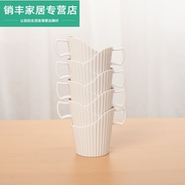 Cup cover paper cup anti-scalding cup holder cup holder disposable cup universal plastic insulation cup holder thick cup holder