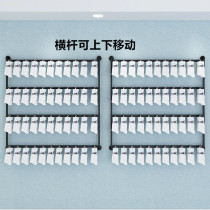 Wall socks display rack Hairband earrings phone case key gloves small goods jewelry rack slippers adhesive hook shelf