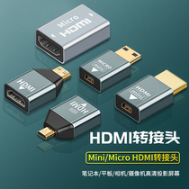 Micro HDMI female to Mini male adapter Micro HD interface female to Mini male converter SLR camera HDMI OUT connection Monitor Adapter