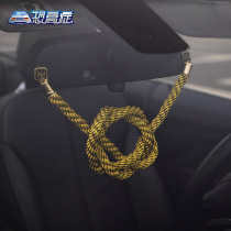 Car interior knot rope decoration Tibetan JDM Japanese VIP style blessing safe Civic rearview mirror pendant