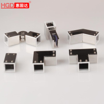 Thickened 304 stainless steel 25*25 square pipe fittings square pipe fittings square tie rod fittings bathroom support rod