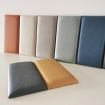 Simple modern bedroom bedside anti-collision soft bag stickers self-adhesive tatami Wall bedwall technology fabric backrest customization