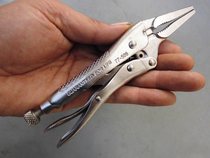 Export goods chrome molybdenum steel sharp mouth pliers 6 inch 9 inch pointed clamping pliers fast fixed pliers labor-saving clamping tool