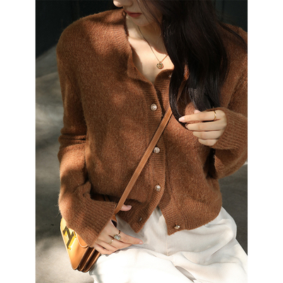 taobao agent Woolen cardigan, knitted sweater, soft jacket