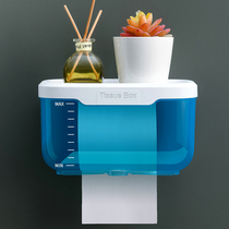 Toilet Paper Towel Hanging box Home sanitary washroom Bathroom Hanging wall-set items Toilet Paper Containing waterproof and free-to-punch
