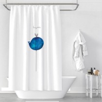 Hipster ins shower curtain waterproof thick toilet Nordic opaque partition curtain bathroom hanging curtain cloth custom