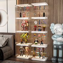 Hands-on display cabinet Lehigh acrylic model building blocks Toys transparent containing box products display shelves