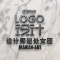 Icon logo design original studio store logo background wall custom font advertising trademark design registration