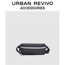 URBAN REVIVO2022 spring new pint men accessories Trend long Collision Color Chest Bag AM12TBCN2000