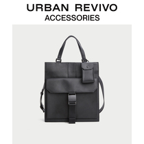 URBAN REVIVO2021 Winter new products for mens accessories Capacity Obliquely Satchel AM40TG2N2000