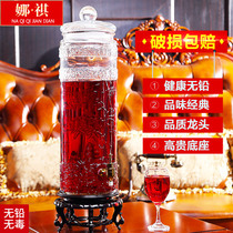 Wine glass bottle thickened with faucet 5 kg 10 kg wine special wine bottle wine jar wine jar household sealed container
