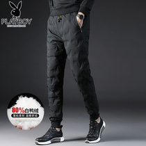 Playboy spring and Autumn fashion all-match trend pants fashion young and middle-aged mens ins Korean casual pants trend