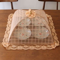 Vegetable cover Foldable round cover Food anti-fly cover Vegetable cover Square umbrella cover Dining table Leftover cover