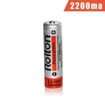18650 lithium battery charging large capacity 3 7v 4 2v small fan strong light flashlight headlight 2200mAH