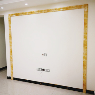 石塑线条仿大理石客厅电视背景墙边框瓷砖腰线欧式门套线装饰框条