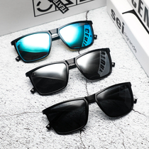 Glasses men fashion driving sun glasses women round face big face fishing sports cycling polarized anti ultraviolet sunglasses women