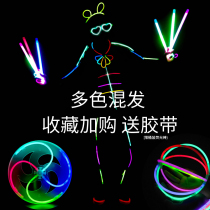 Douyin with the same body light stick bracelet childrens toys luminous disposable color light stick lollipop glow