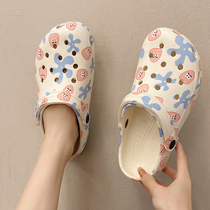 Baotou sandal women Summer outwear Chaogue Fashion ins2022 years new Korean family thick bottom womens fashion cave shoes summer