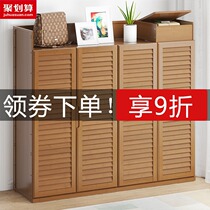 Shoe cabinet Household door large-capacity entry door entrance cabinet Balcony space-saving storage storage economical simple shoe rack