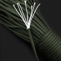 Parachute rope paratroopers mountaineering high-rise high-altitude survival escape seven-core outdoor survival weaving tactics wear-resistant equipment