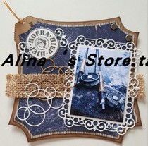 Cut template DIY mold cutting die greeting card photo album Scrapbook making tool hole lace frame