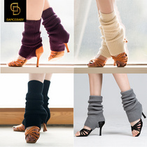 dancebaby dance socks Latin dance socks Step on the foot with holes wool socks Latin dance practice clothes leg socks wt