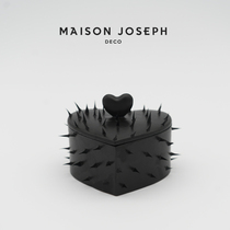 antibiotico handmade Black Soft Thorn Thorn candle Black Heart creative play candle gift