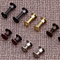 M4 hardware carbon steel female rivet screw connection bookkeeping book notebook fixed binding buckle screw Rivet