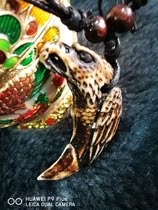 Bone carving necklace Inner Mongolia handicraft jewelry Mongolian accessories tooth carving jewelry personality hanging Eagle necklace