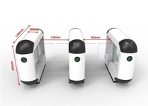 Site face recognition real-name system Three-roller gate gym card swiping access playground import and export card access control machine