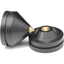 6 sets of rhyme workshop T2 brass head ebony fever HIFI sound shock absorber foot nail 33mm self-adhesive type