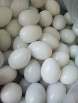  Two yuan one pebble Natural egg stone modeling stone White marble rain flower stone beige jade fish tank landscaping