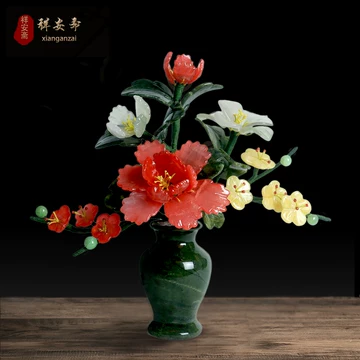天然盆景花玉石工艺品-天然盆景花玉石工艺品促销价格、天然盆景花玉石