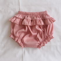 Watermelon Planet Lotus Leaf Lace Shorts Female Baby Baby Foreign Air Princess Wear summer clothes for 6-12 months