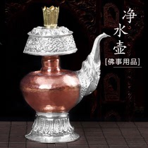 Pure copper hand-made Benba pot Tibetan Buddhist supplies Tantric Dharma Wenba Pot Benba Pot Treasure bottle Water purification pot