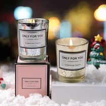  Bedroom ins Nordic style sea salt Zumalong aromatherapy candles with gifts Fresh fragrance Holiday gift set