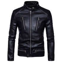 Mens washed leather coat sweaters motorcycle riding clothing Locomotive Party Leather Jacket Mans short jacket Jacket Tide Men Racing Car