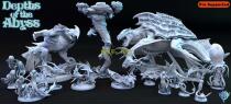 Mini monster riot November 2020 war chess board game 3D printing model stl hand-made high-precision material file