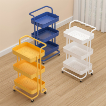 Trolley rack kitchen living room bathroom bathroom bedroom snacks baby mobile multi-storey floor storage rack