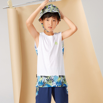 Clearance Sunstone summer outdoor boys quick-drying vest Middle and large childrens casual quick-drying sports student sleeveless top